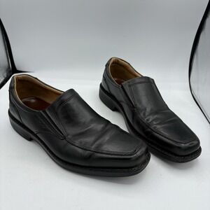 Ecco Dress Shoes Mens Size 10 EU 44 Seattle Slip On Loafer Black